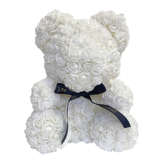 ROSE BEAR WHITE | Large 14 inch