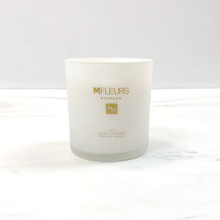 WAXROOM By MFLEURS | White Single Glass Jar Candle